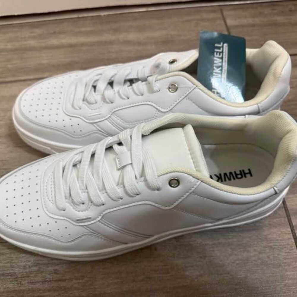 Hawkwell White Low Top Sneakers